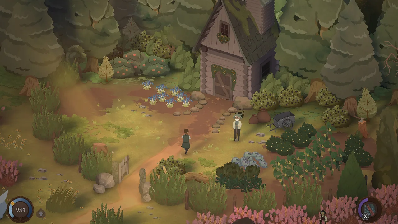 Characters, growing plots and a garden building in Songs of Glimmerwick